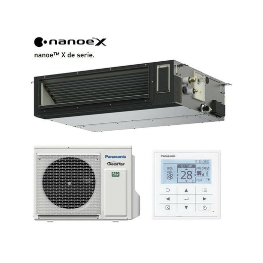 Luftkonditionering för kanalanslutning Panasonic Corp. KIT60PF3Z25 R32 4900 fg/h A++/A++ finns hos Aktivcamping