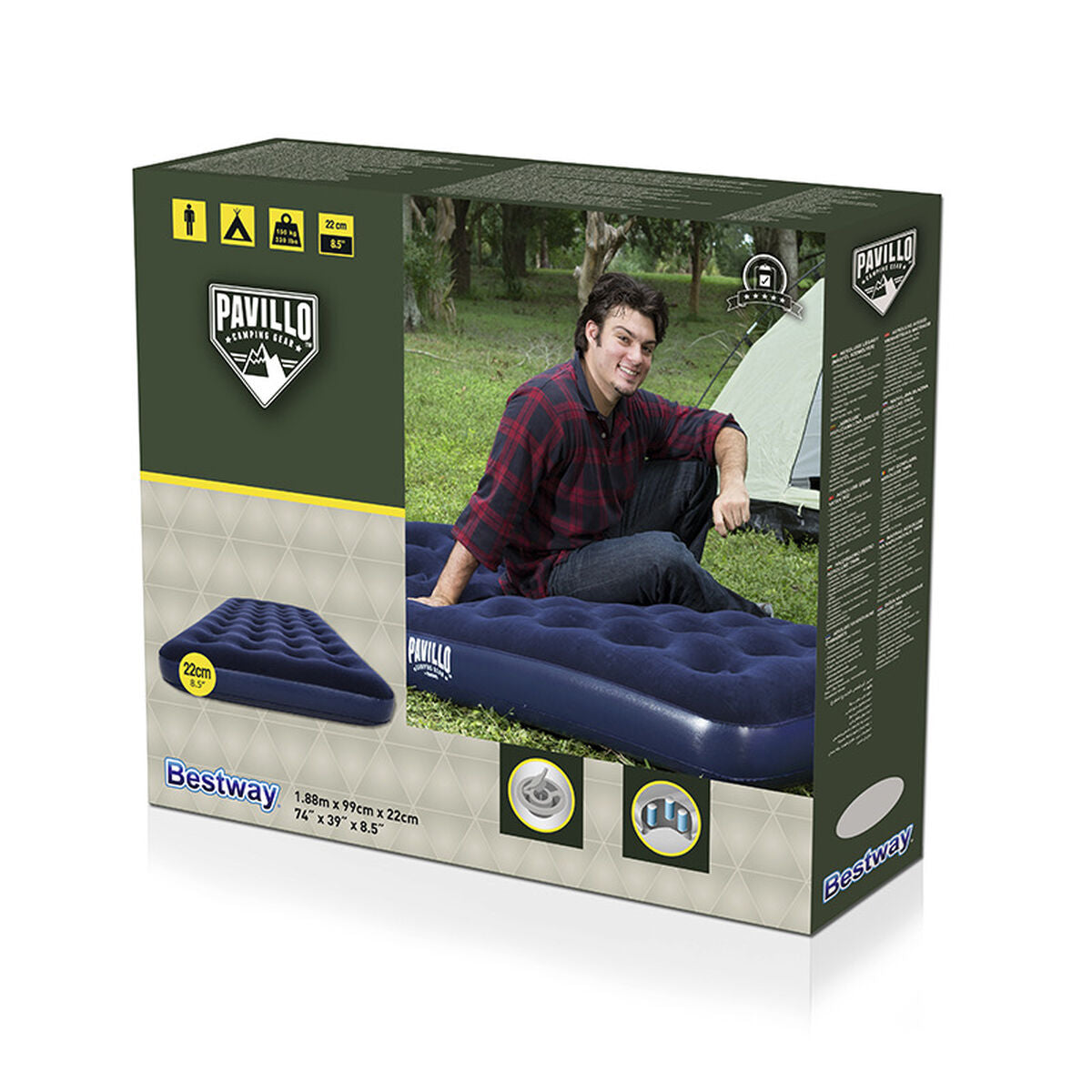 Luftmadrass Bestway 188 x 99 x 22 cm finns hos Aktivcamping