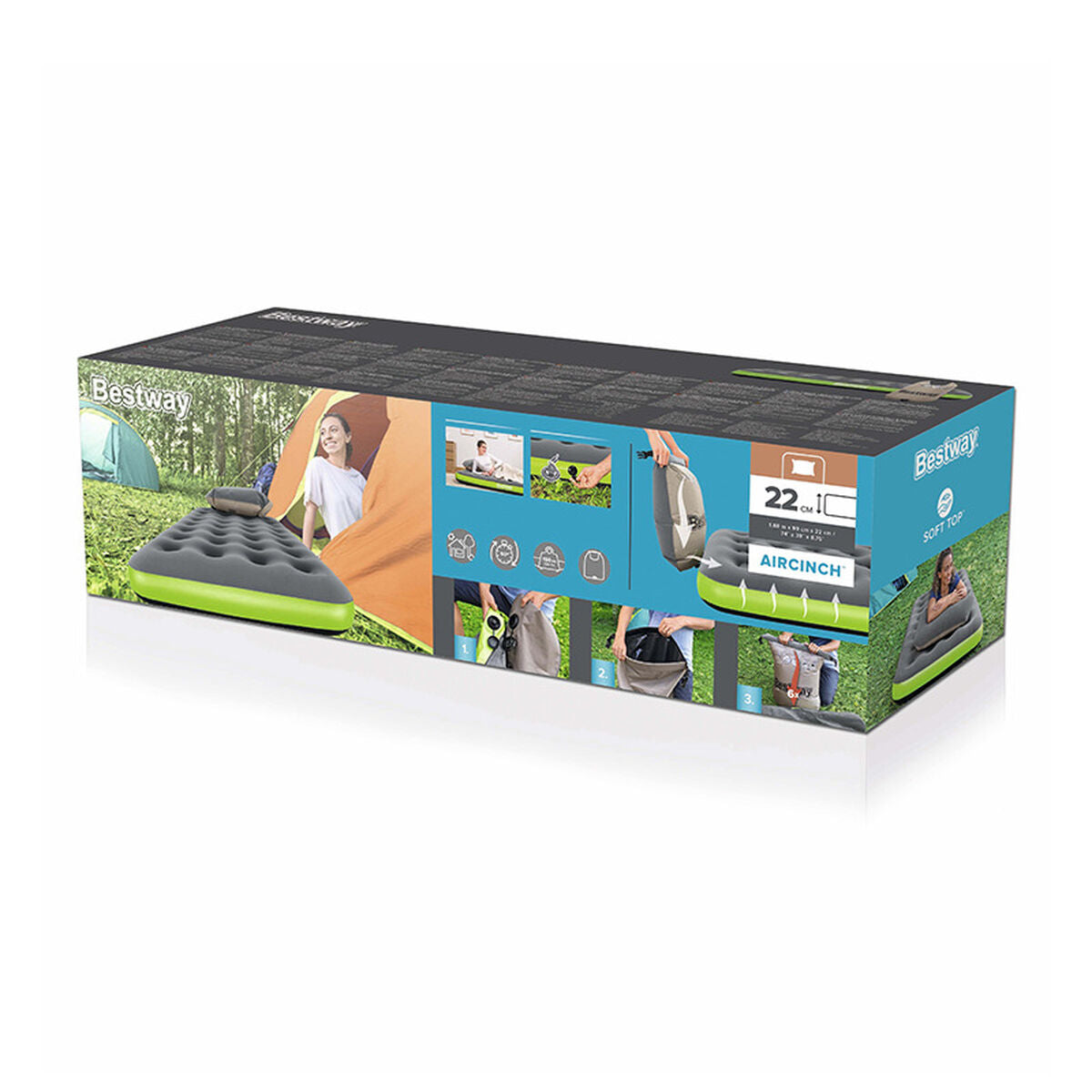 Luftmadrass Bestway 188 x 99 x 22 cm finns hos Aktivcamping