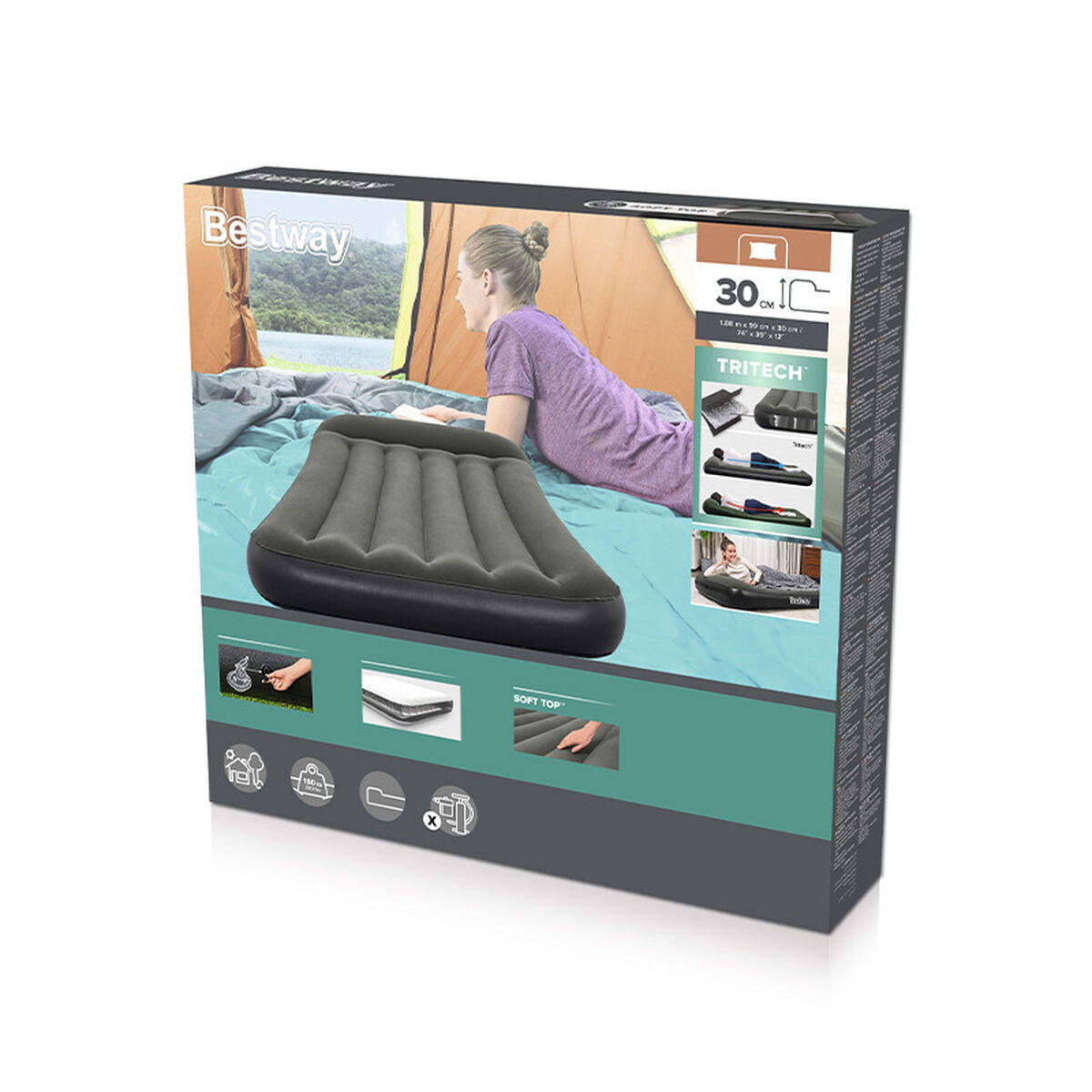 Luftmadrass Bestway 188 x 99 x 30 cm finns hos Aktivcamping