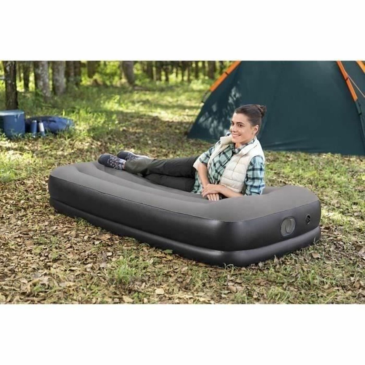 Luftmadrass Bestway 671BT Tritech Twin 191 x 97 x 36 cm finns hos Aktivcamping
