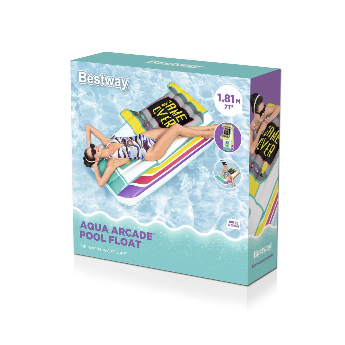 Luftmadrass Bestway Arcade 174 x 99 x 22 cm finns hos Aktivcamping