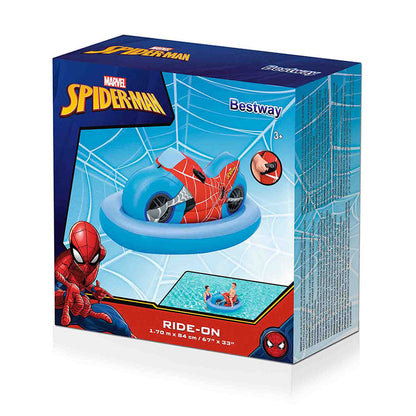 Luftmadrass Bestway Spiderman Motorcykel 170 x 84 cm - finns hos Aktivcamping