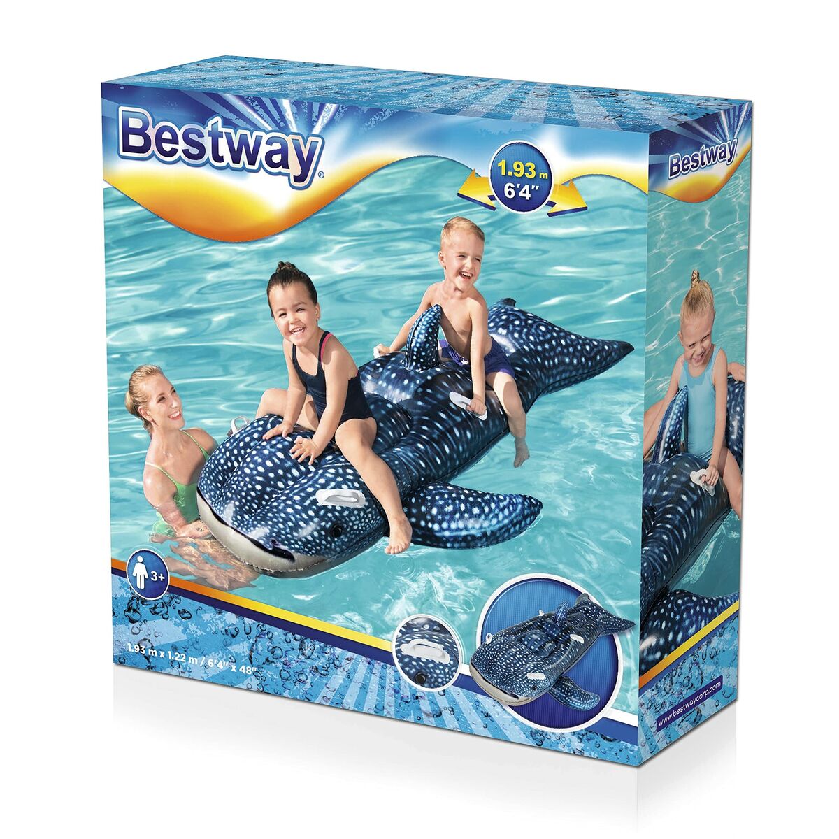 Luftmadrass Bestway Val 193 x 122 cm finns hos Aktivcamping