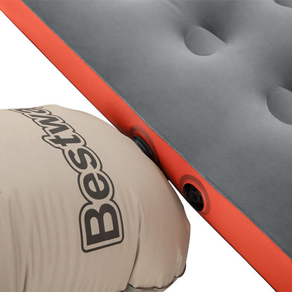 Luftmadrass Dubbel Roll & Relax Bestway 203x183x22 cm finns hos Aktivcamping