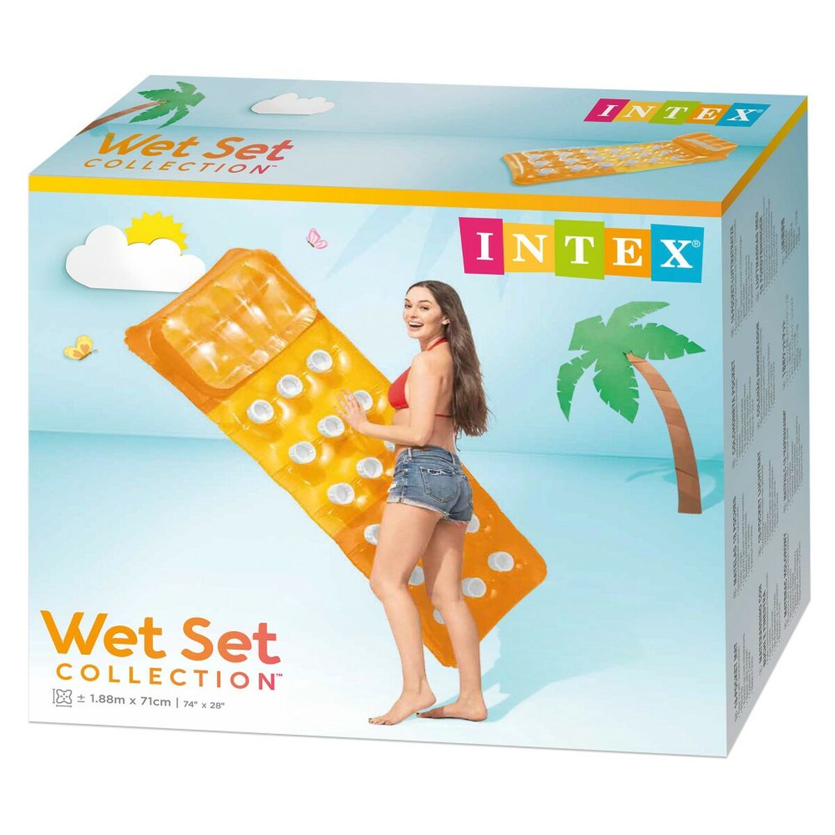Luftmadrass Intex 18 Glas 188 x 30 x 71 cm finns hos Aktivcamping