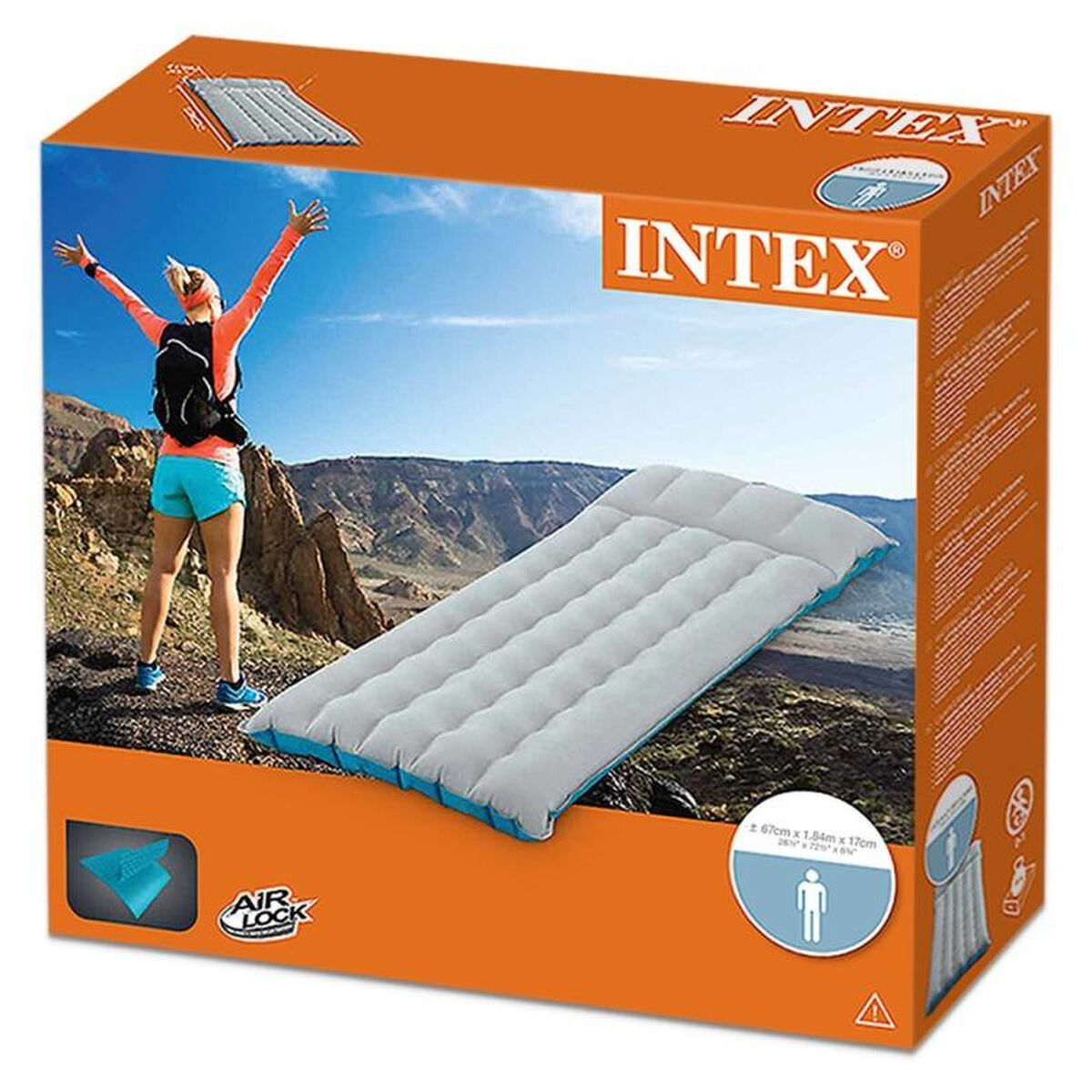 Luftmadrass Intex 184 x 67 x 17 cm 184 x 67 x 17 cm finns hos Aktivcamping