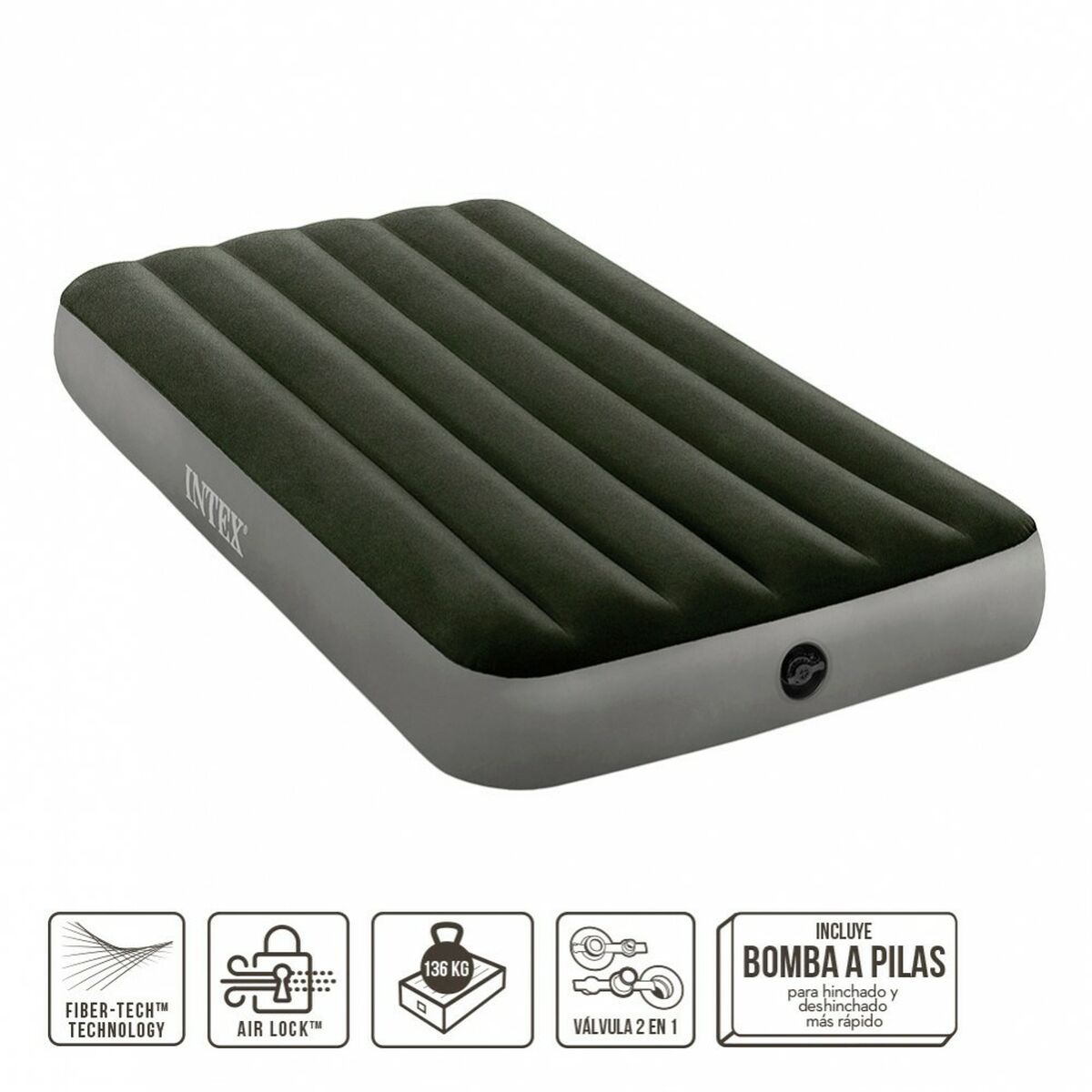 Luftmadrass Intex 99 x 25 x 191 cm finns hos Aktivcamping