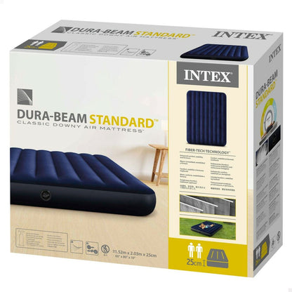 Luftmadrass Intex STANDARD CLASSIC DOWNY 203 x 25 x 152 cm finns hos Aktivcamping