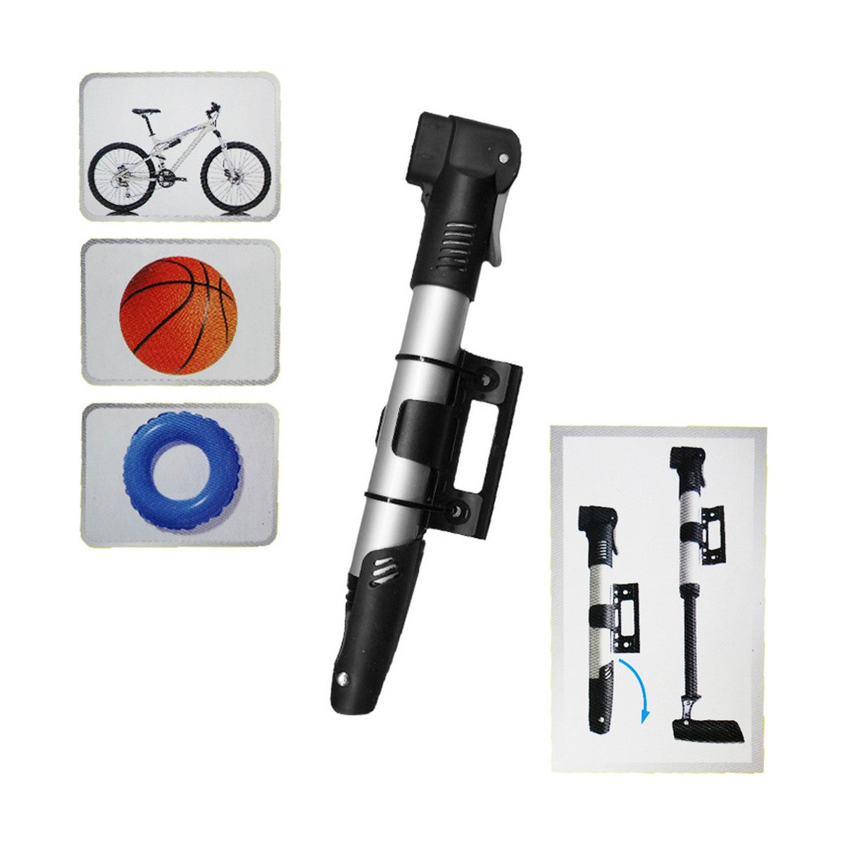 Luftpump Bensontools Cykel finns hos Aktivcamping
