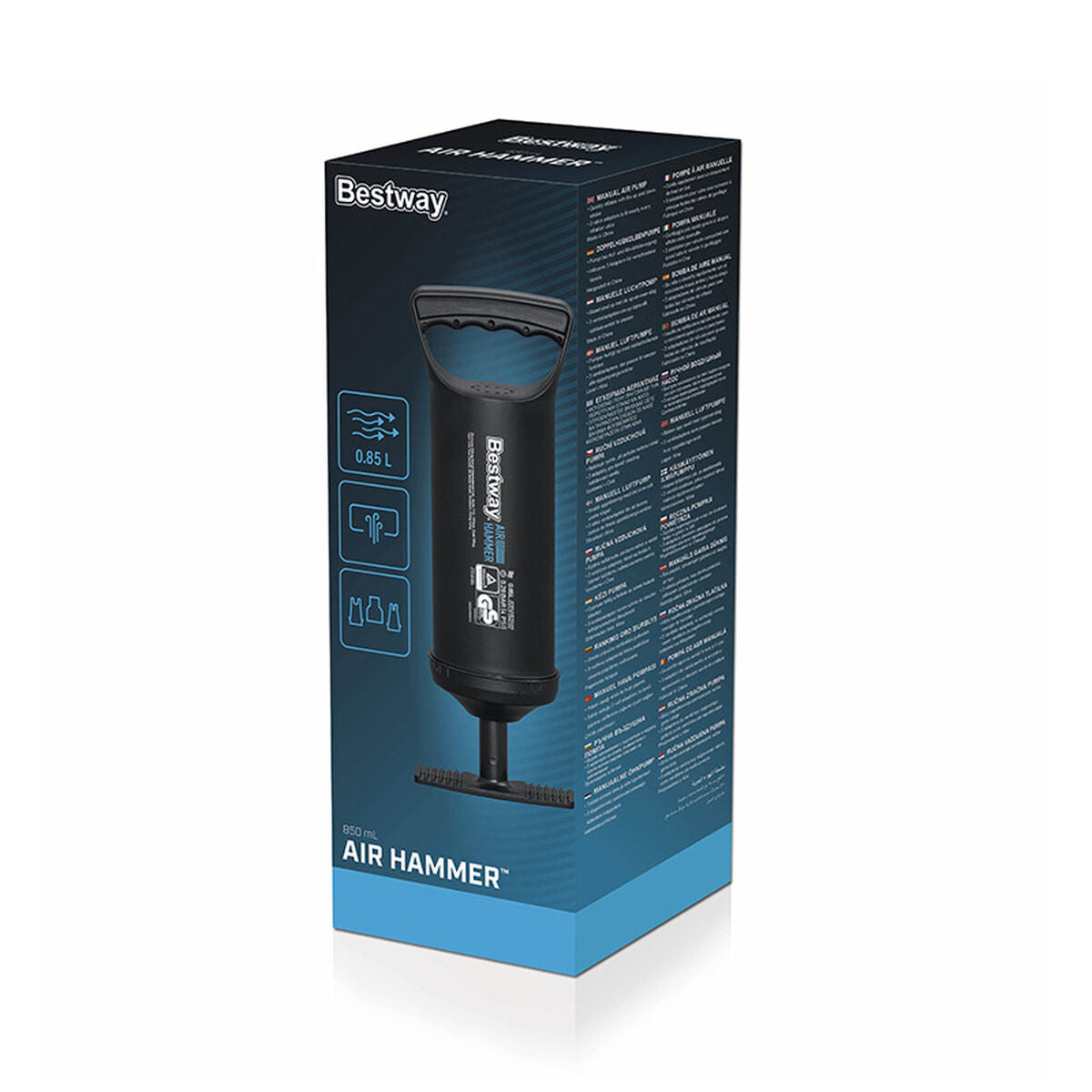 Luftpump Bestway 30 cm finns hos Aktivcamping