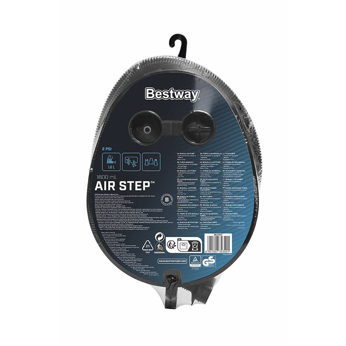 Luftpump Bestway 5L Fotpump 28x22 cm finns hos Aktivcamping