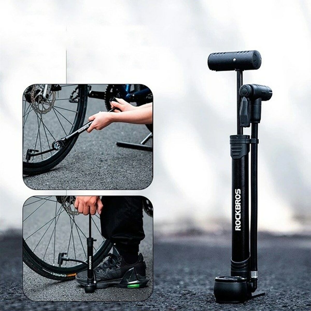 Luftpump Rockbros 42310006001 finns hos Aktivcamping