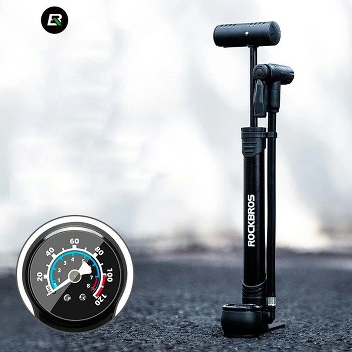 Luftpump Rockbros 42310006001 finns hos Aktivcamping