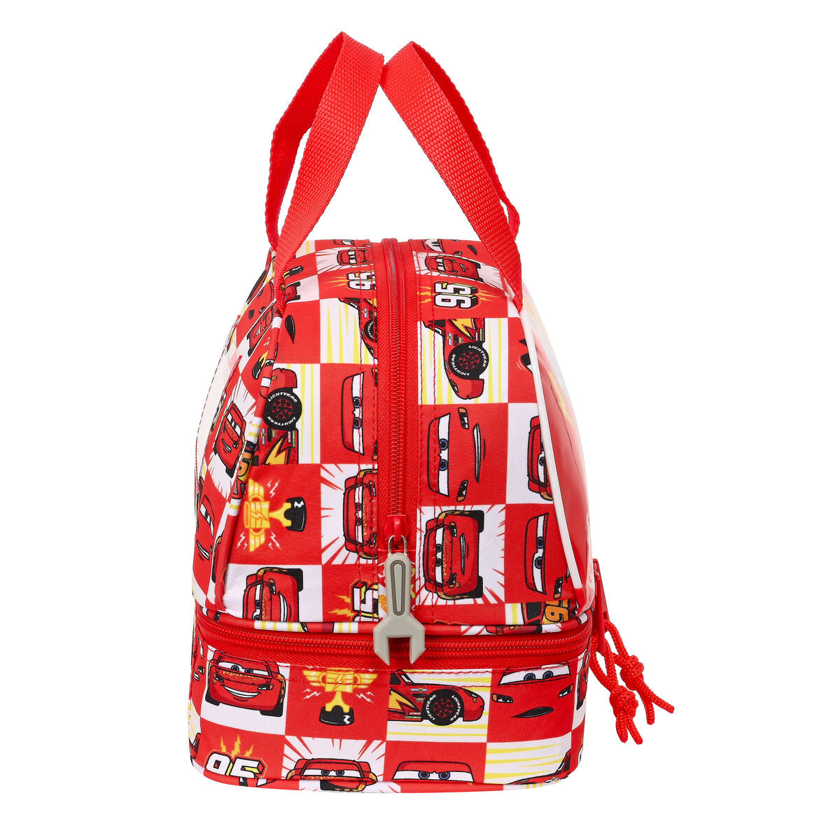Lunchlåda Cars Let's race Vit Röd 20 x 20 x 15 cm - finns hos Aktivcamping