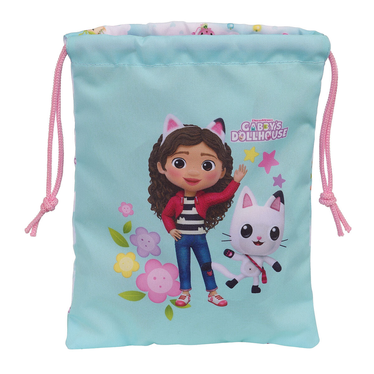 Lunchlåda Gabby's Dollhouse Ljusblå Polyester 300D 20 x 25 cm finns hos Aktivcamping