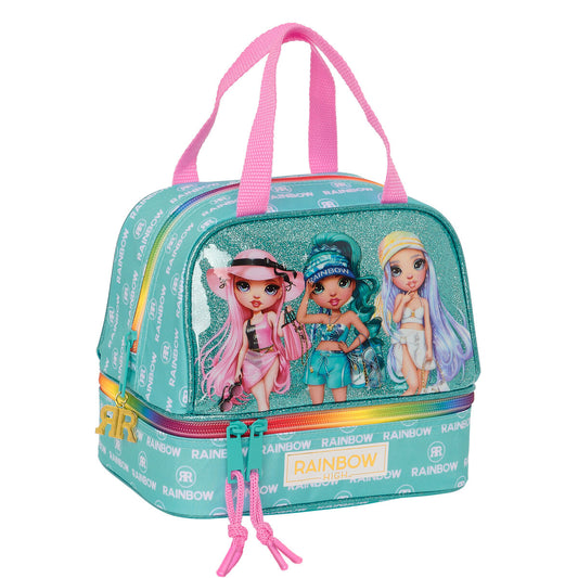 Lunchlåda Rainbow High Paradise Turkos 20 x 20 x 15 cm finns hos Aktivcamping