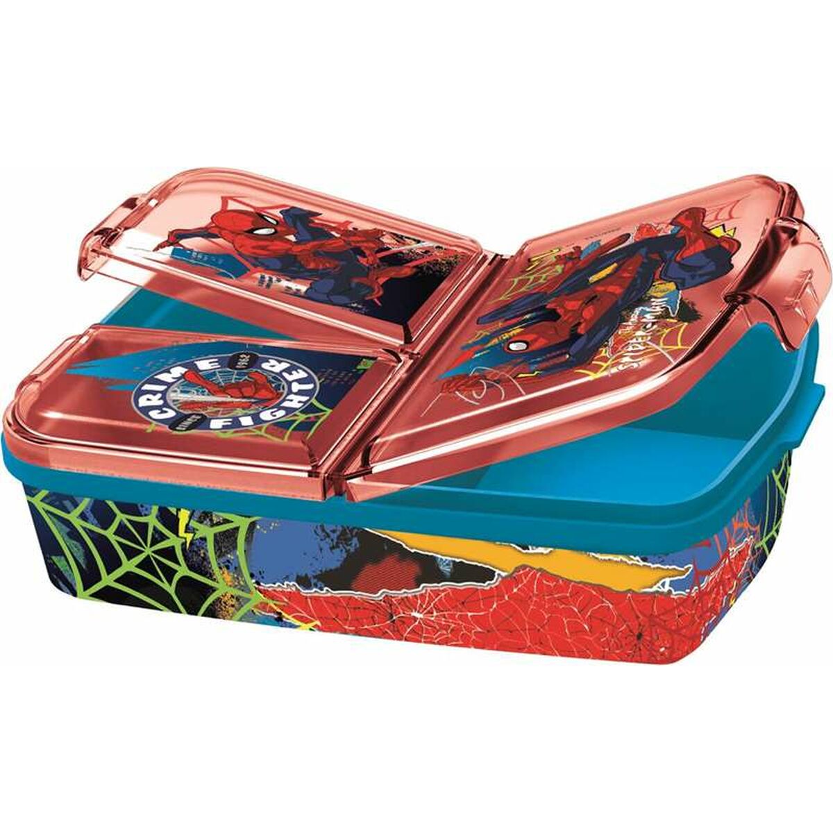 Lunchlåda Spider-Man Multiple Spiderman Moving Target - finns hos Aktivcamping