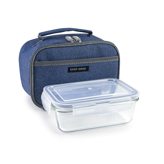 Lunchlåda med tillbehör Ibili 753401a Blå Polyester Borosilikatglas 21 x 13 x 14 cm finns hos Aktivcamping