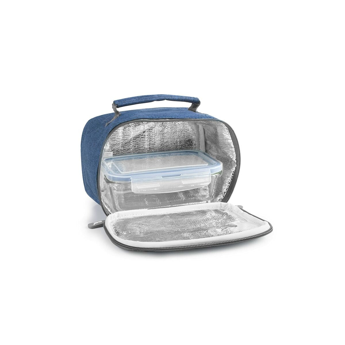 Lunchlåda med tillbehör Ibili 753401a Blå Polyester Borosilikatglas 21 x 13 x 14 cm finns hos Aktivcamping