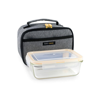 Lunchlåda med tillbehör Ibili 753401g Grå Polyester Borosilikatglas 21 x 13 x 14 cm finns hos Aktivcamping