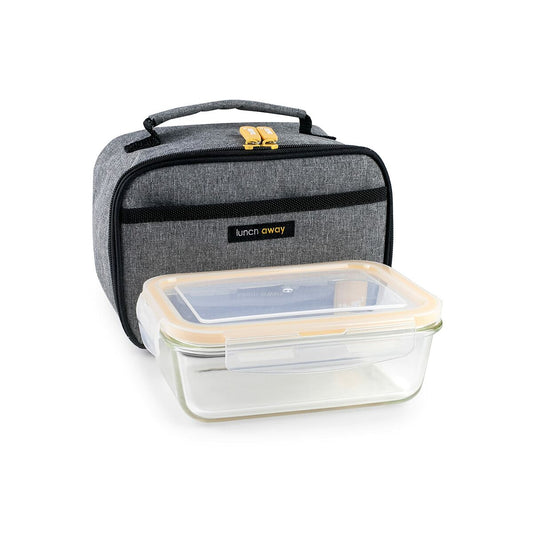 Lunchlåda med tillbehör Ibili 753401g Grå Polyester Borosilikatglas 21 x 13 x 14 cm finns hos Aktivcamping