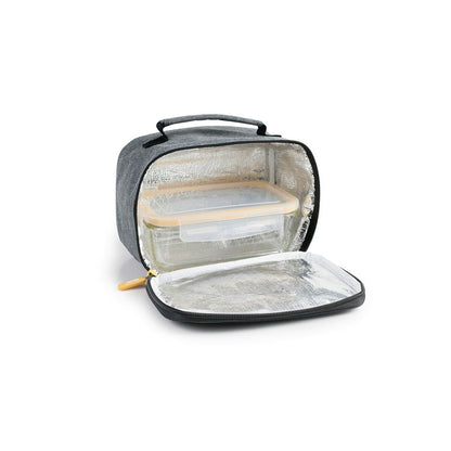 Lunchlåda med tillbehör Ibili 753401g Grå Polyester Borosilikatglas 21 x 13 x 14 cm finns hos Aktivcamping