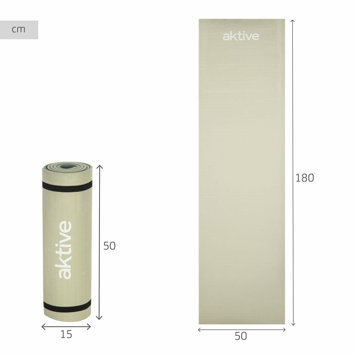 Matta Aktive 180 X 12 X 50 CM 4 antal finns hos Aktivcamping