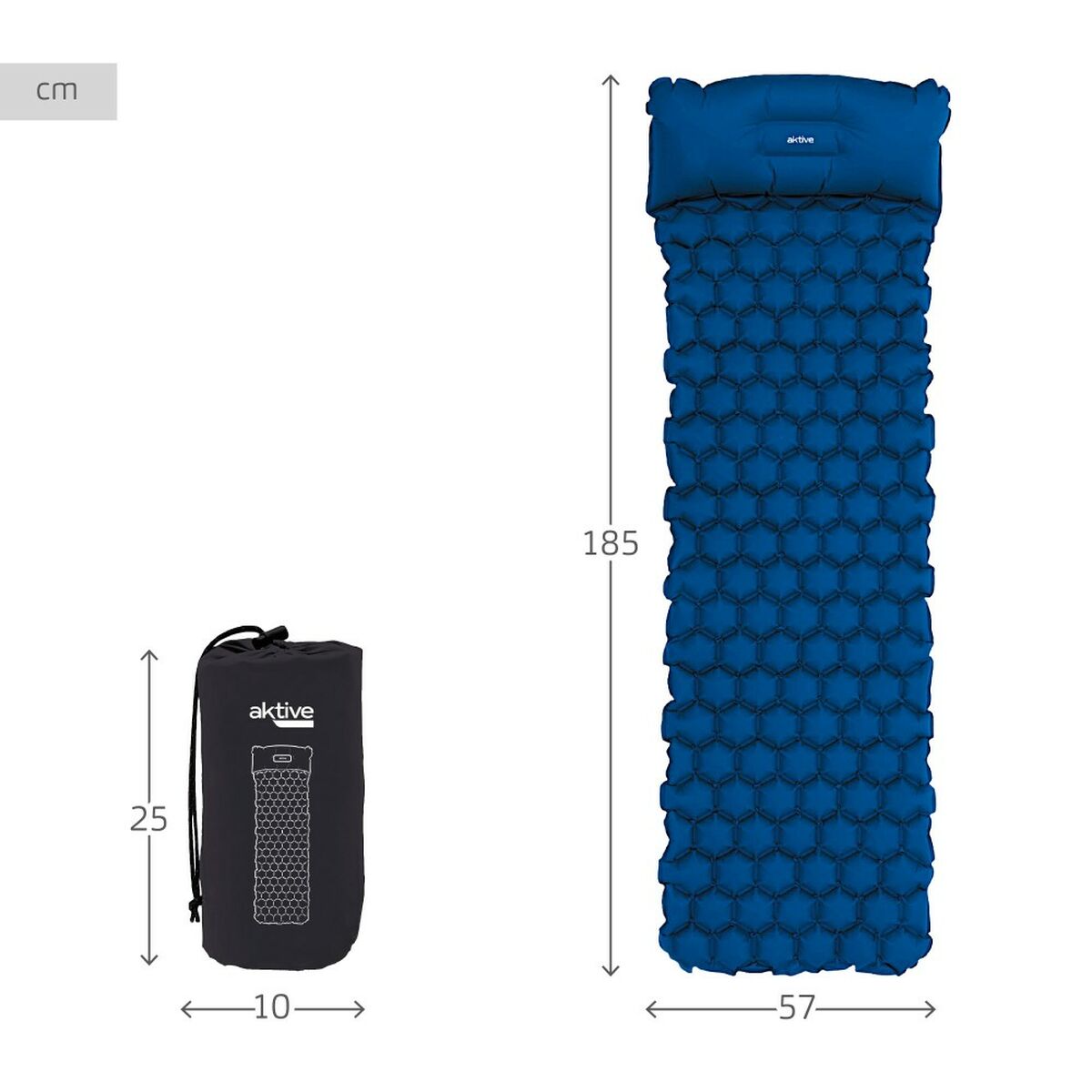 Matta Aktive TPU 185 x 15 x 57 cm - finns hos Aktivcamping