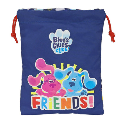 Mellanmålsväska Blue's Clues Marinblå PVC 20 x 25 cm Säck - finns hos Aktivcamping