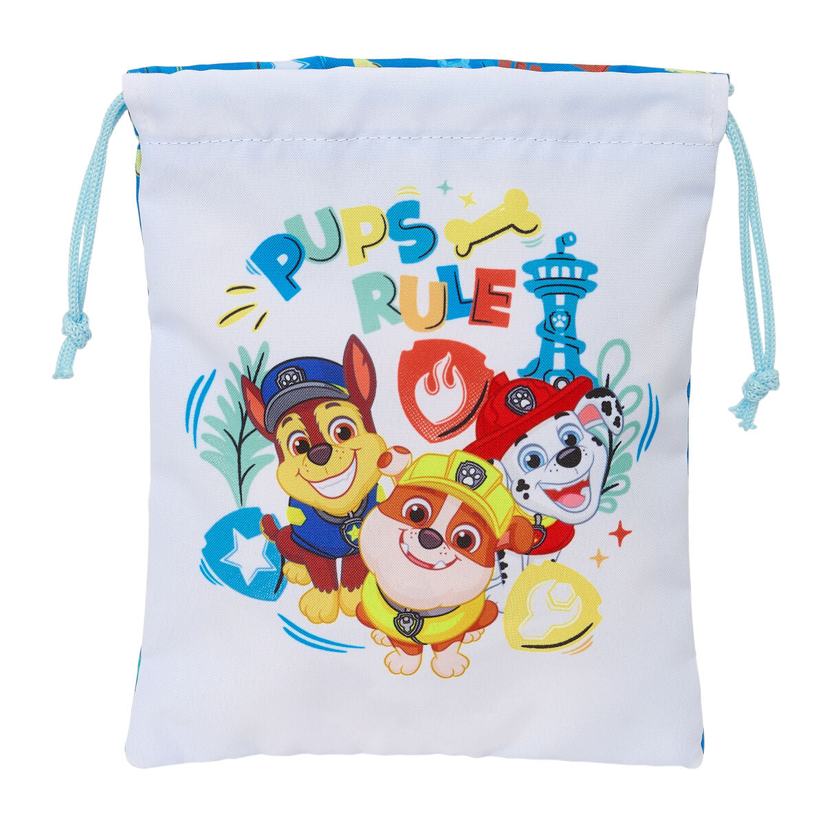 Mellanmålsväska The Paw Patrol Pups rule Blå finns hos Aktivcamping
