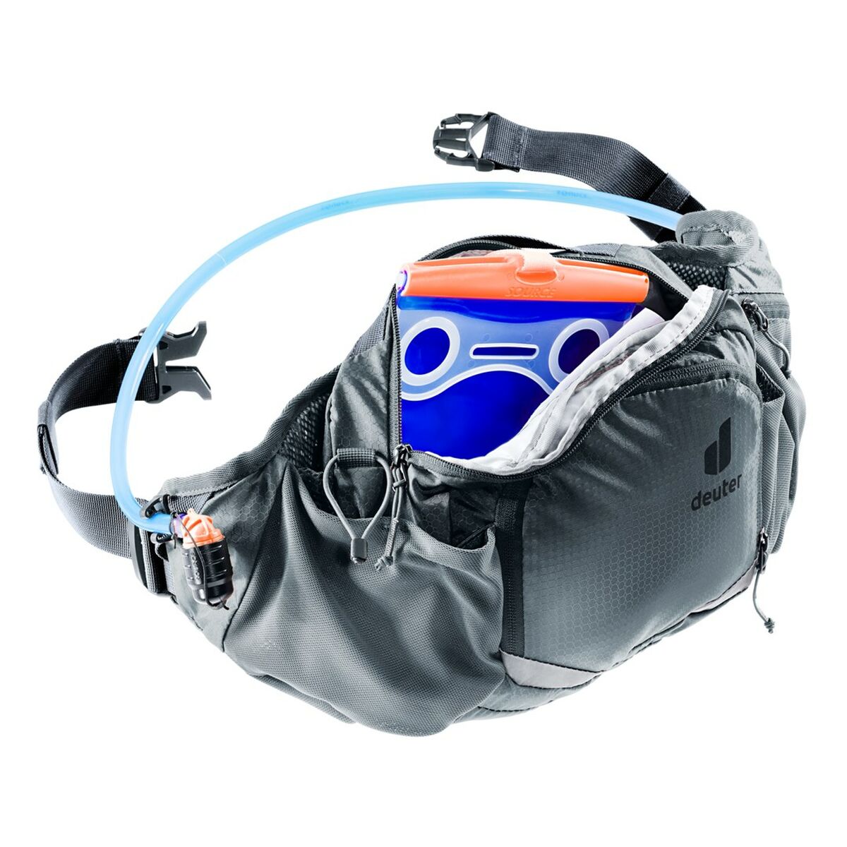 Midjeväska Deuter Pulse 5 Grafit finns hos Aktivcamping