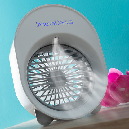 Mini Ultraljudsluftkylare-luftfuktare med LED Koolizer InnovaGoods - finns hos Aktivcamping