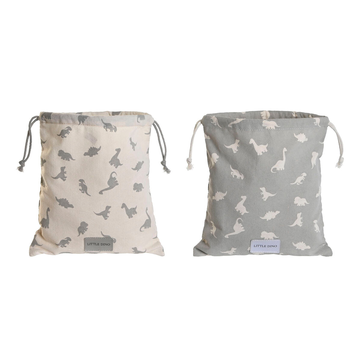 Mjuk väska till barn DKD Home Decor Vit Grå 24 x 2 x 26 cm (2 antal) - finns hos Aktivcamping