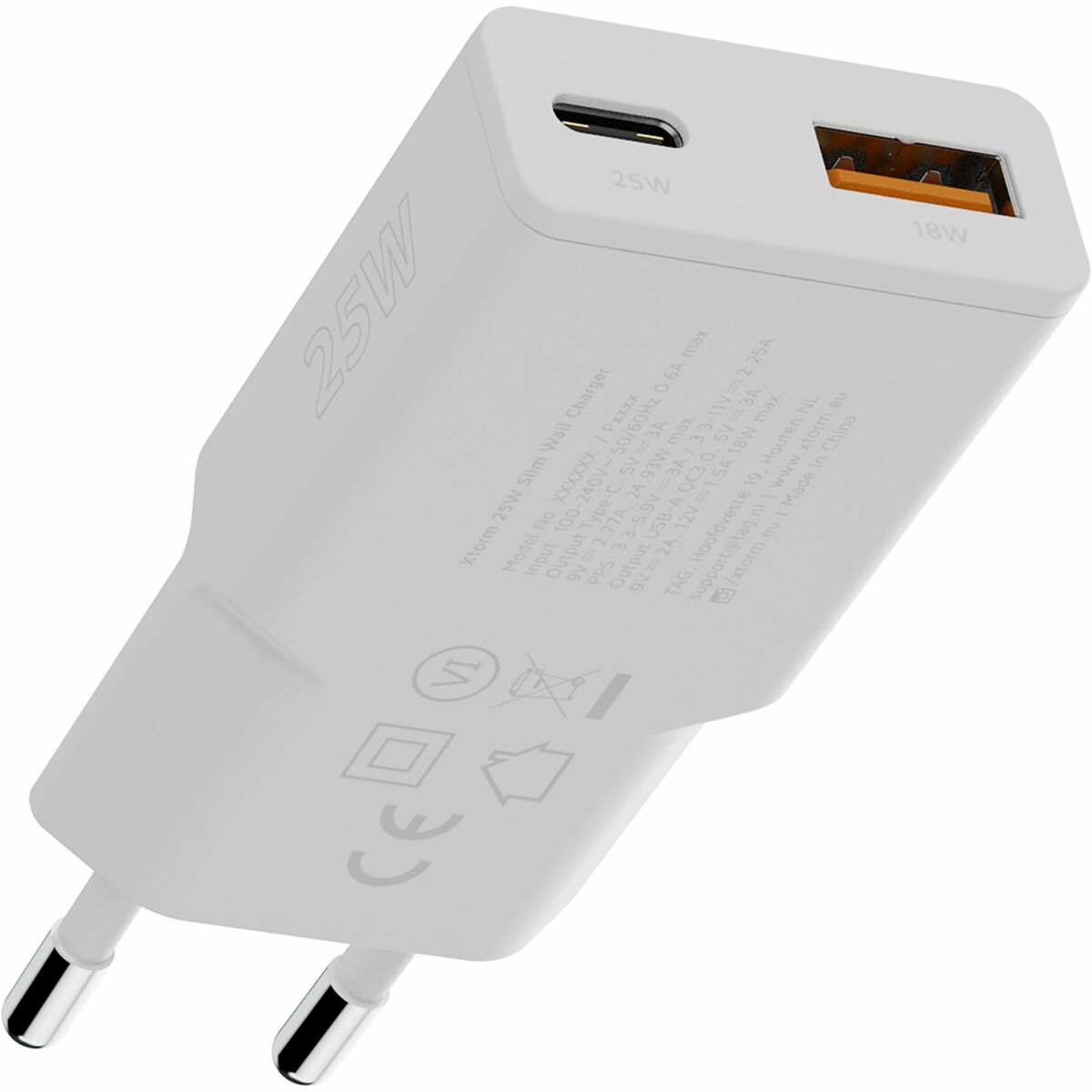 Mobilladdare Xtorm XG2SL025 Vit - finns hos Aktivcamping