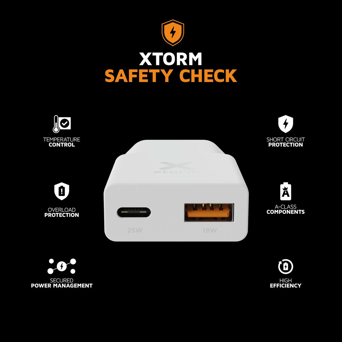 Mobilladdare Xtorm XG2SL025 Vit - finns hos Aktivcamping