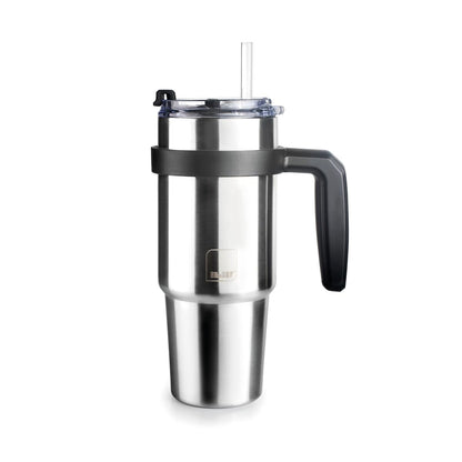 Mugg med handtag Ibili 669006 Grå Rostfritt stål 580 ml - finns hos Aktivcamping