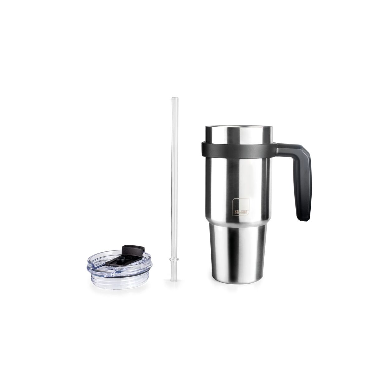 Mugg med handtag Ibili 669006 Grå Rostfritt stål 580 ml - finns hos Aktivcamping