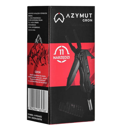 Multifunktionskniv Azymut H-P224052 Svart finns hos Aktivcamping
