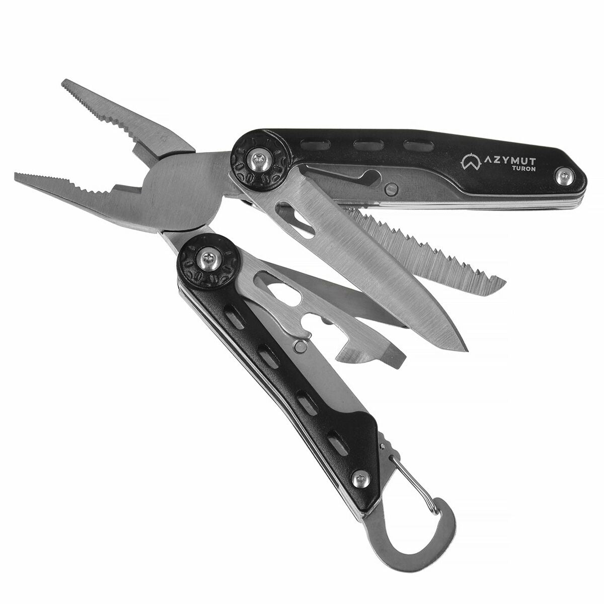 Multifunktionskniv Azymut H-P224108 Svart Stål - finns hos Aktivcamping