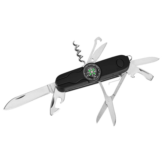 Multifunktionskniv Azymut HK20017-8BL Svart Silvrig finns hos Aktivcamping