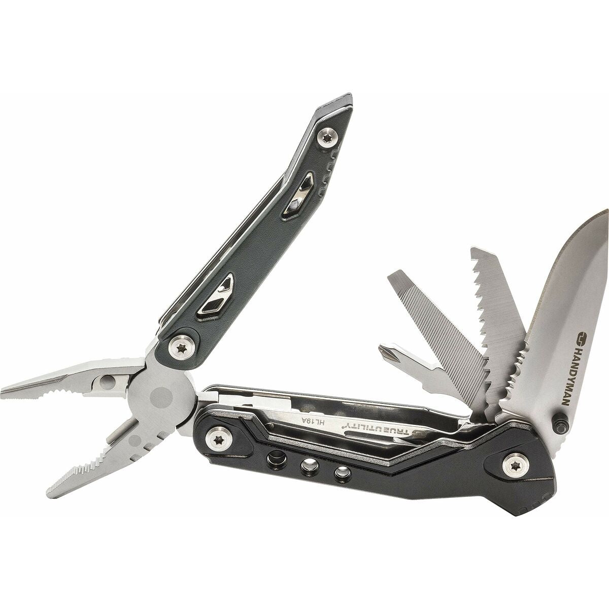Multifunktionskniv True Handy one tu181 18-i-1 Svart Silvrig finns hos Aktivcamping