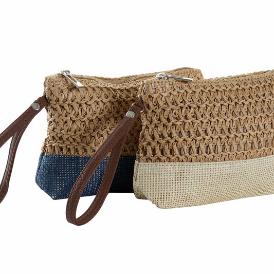 Necessär DKD Home Decor Fibrer Gul Blå Vit Röd Beige 20 x 5 x 15 cm (4 Delar) finns hos Aktivcamping
