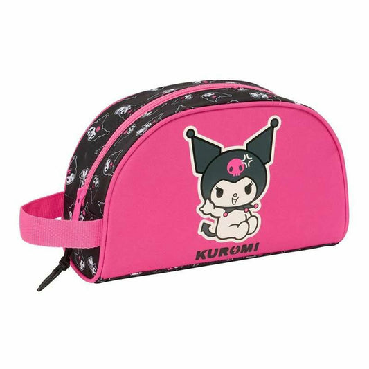Necessär Kuromi Svart Fuchsia 26 x 16 x 9 cm finns hos Aktivcamping