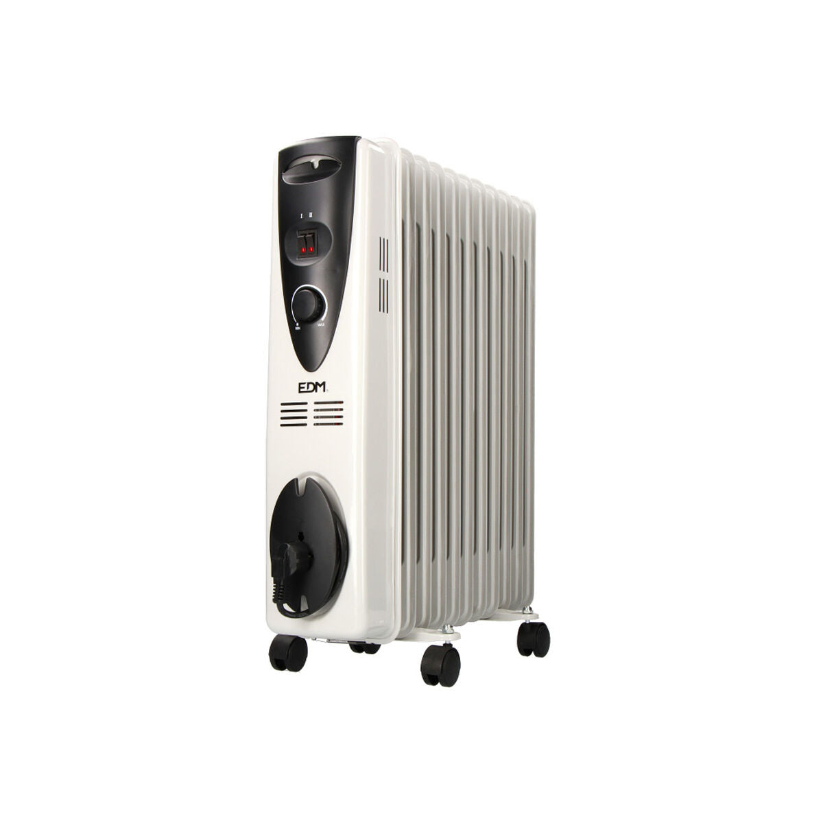 Oljeelement (11 ribbor) EDM 07123 07123 Vit 2500 W finns hos Aktivcamping