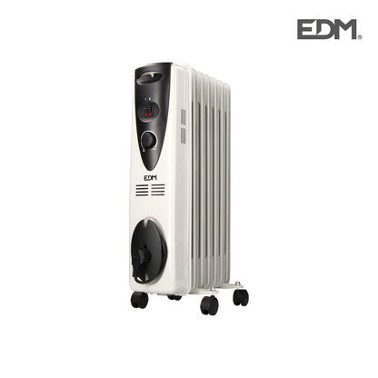 Oljeelement (7 ribbor) EDM 07121 Vit 1500 W finns hos Aktivcamping