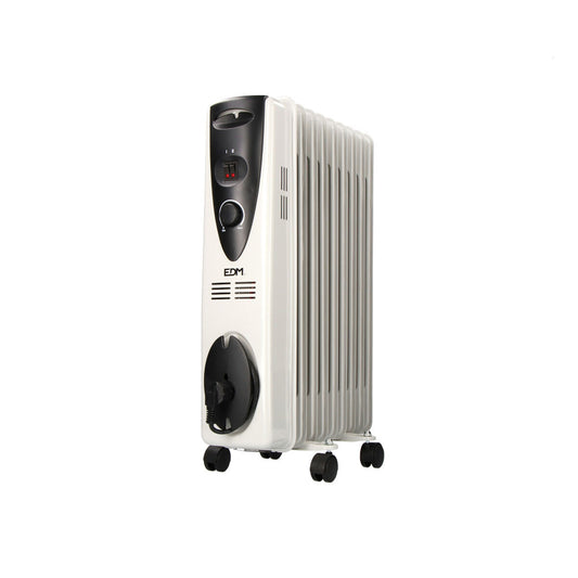 Oljeelement (9 ribbor) EDM 07122 Vit 2000 W finns hos Aktivcamping