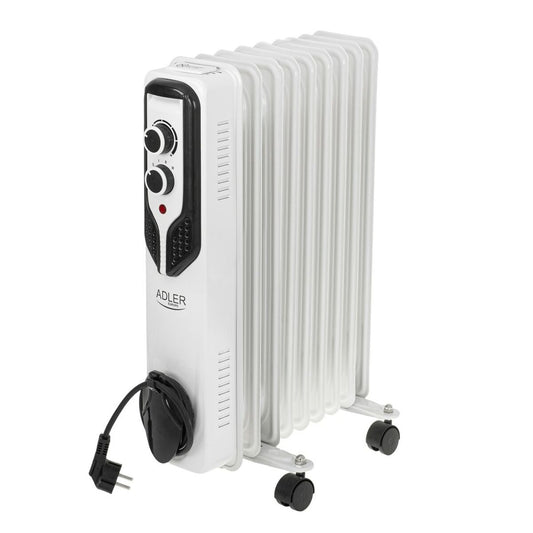 Oljeelement Adler AD 7816 Vit Svart 2000 W finns hos Aktivcamping