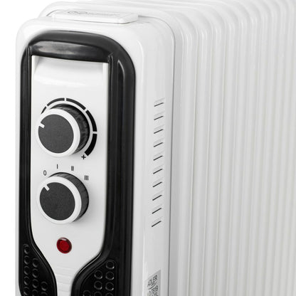 Oljeelement Adler AD 7816 Vit Svart 2000 W finns hos Aktivcamping