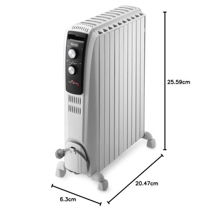 Oljeelement DeLonghi TRD51025 Vit finns hos Aktivcamping